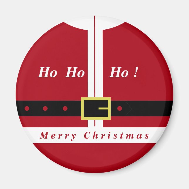 Santa Claus Christmas Magnet (Front)