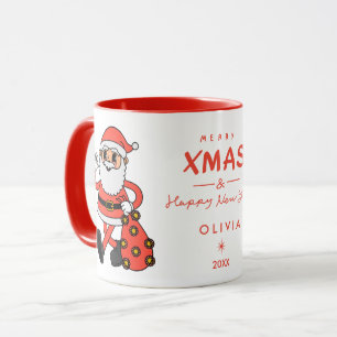 Santa Claus Christmas Mug Personalised