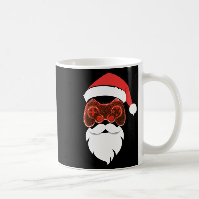 Santa Claus Christmas Pajama  Coffee Mug (Right)