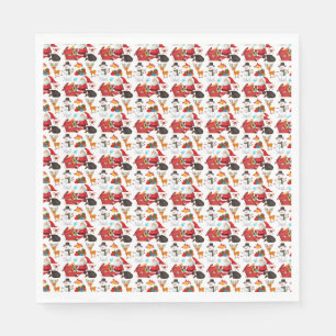 Santa Claus Christmas Paper Napkin