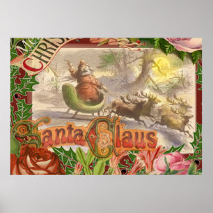 Santa Claus Christmas Poster