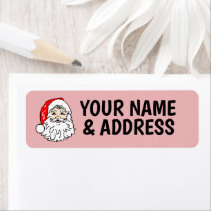 SANTA CLAUS CHRISTMAS RETURN ADDRESS LABELS