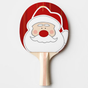 Santa Claus Christmas Series Ping Pong Paddle