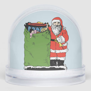 SANTA CLAUS CHRISTMAS SNOW GLOBES SNOW GLOBES SNOWGLOBE