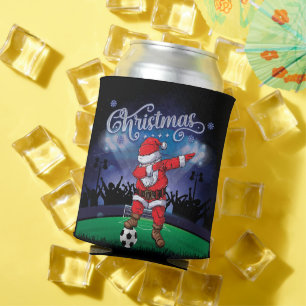  Santa Claus Christmas Soccer Mug Can Cooler