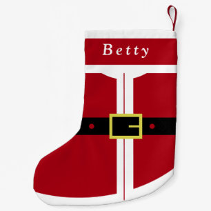 Santa Claus Christmas Stocking Personalised Name