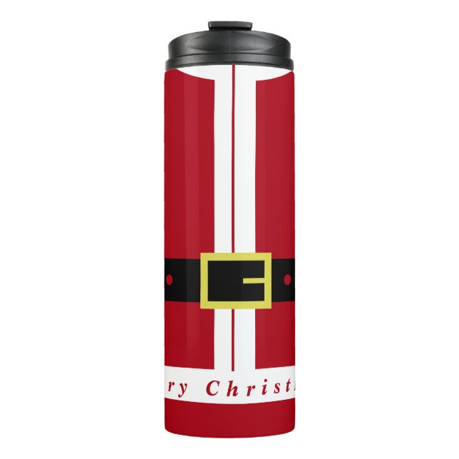 Santa Claus Christmas Thermal Tumbler (Front)