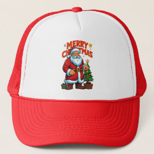 Santa Claus Christmas Trucker Hat
