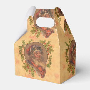 Santa Claus Christmas Vintage Portrait Favour Box