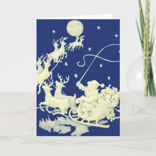 Santa Claus Christmas Vintage Postcard Art