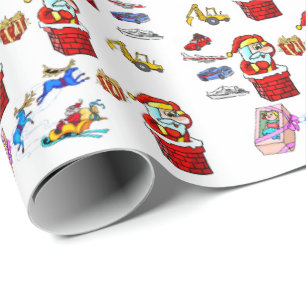 Santa Claus Christmas Wrapping Paper