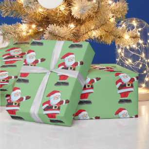 SANTA CLAUS CHRISTMAS WRAPPING PAPER