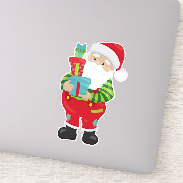 Santa Claus, Christmas, Xmas, Gifts, Presents (Detail)