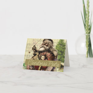 Santa Claus Classic Thomas Nast Illustration  Invitation