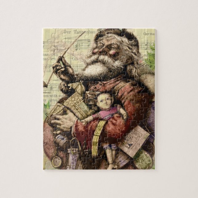 Santa Claus Classic Thomas Nast Illustration  Jigsaw Puzzle (Vertical)
