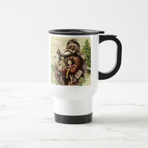 Santa Claus Classic Thomas Nast Illustration  Travel Mug