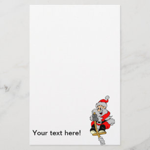 Santa Claus clipart Stationery