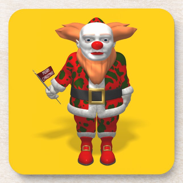 Santa Claus Clown Coaster (Front)