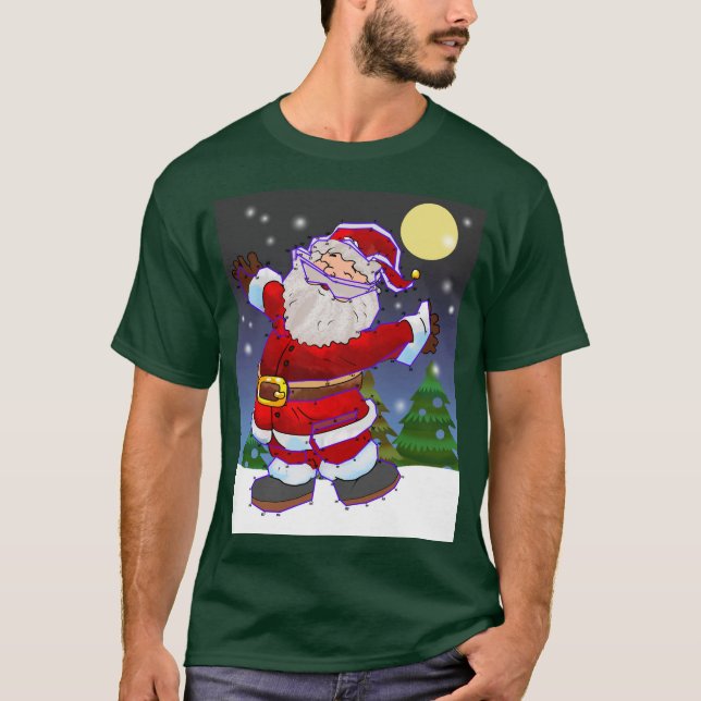 Santa Claus Connect  T-Shirt (Front)