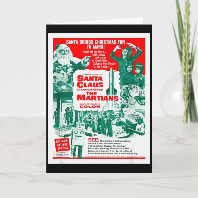 Santa Claus Conquers The Martians  Card (Front)