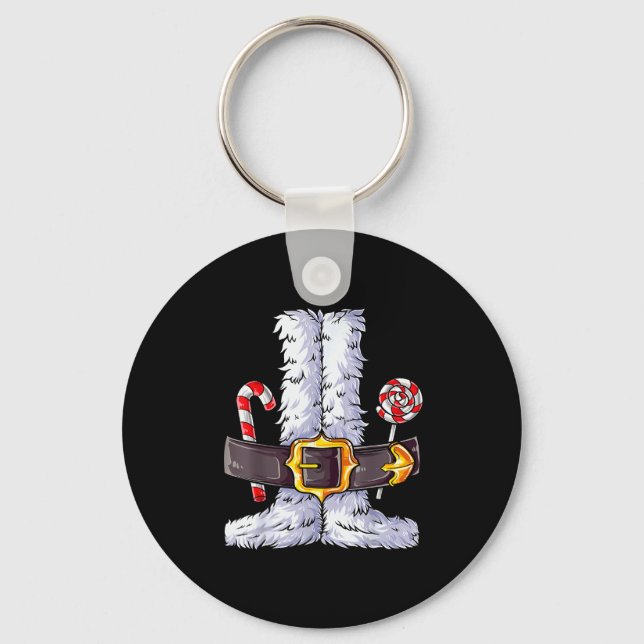 Santa Claus Costume Christmas Boys Kids Men Xmas H Key Ring (Front)