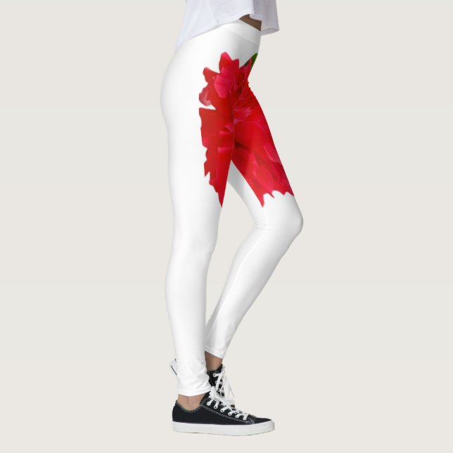 Santa Claus Costume Glitter Christmas Leggings (Right)