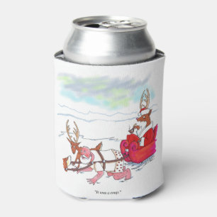 Santa Claus Coup can cooler