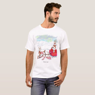 Santa Claus Coup men white T-shirt