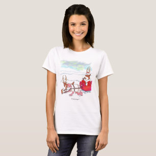 Santa Claus Coup women white T-shirt
