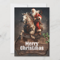 Santa Claus Cowboy Art