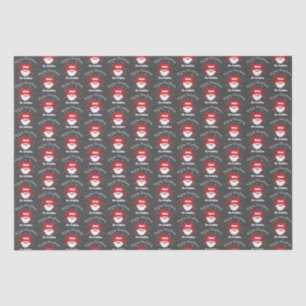 Santa Claus Crab Merry Christmas Tissue Paper