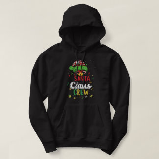Santa Claus Crew Funny Matching Group Christmas  Hoodie