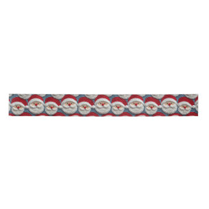 Santa Claus crochet pattern Satin Ribbon