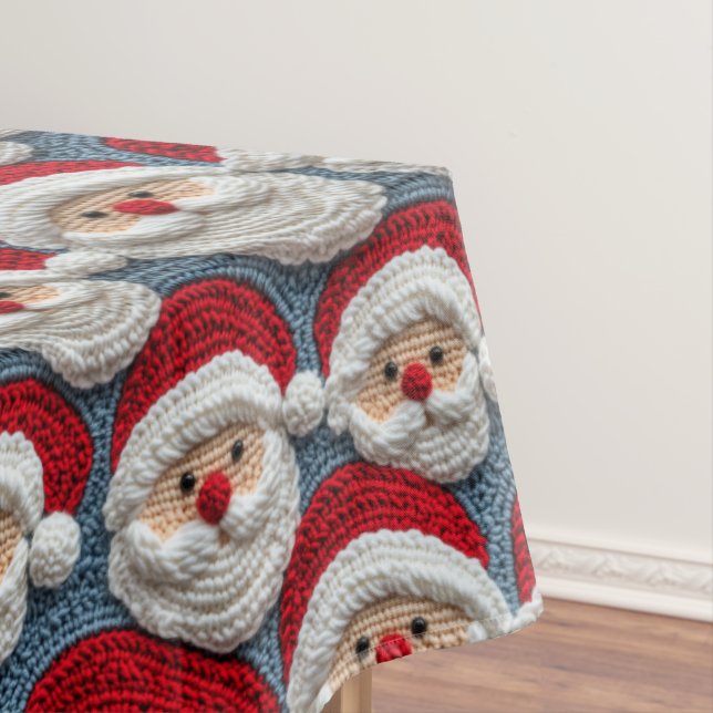 Santa Claus crochet pattern Tablecloth (In Situ)