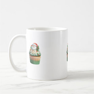santa claus cupcakes mug
