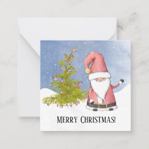 Santa Claus Customer Merry Christmas Card