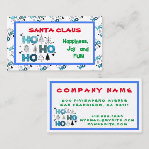 Santa Claus Customise Business Card