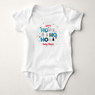 Santa Claus Customize Baby Bodysuit