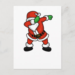 Santa Claus dab dance christmas T-shirt Holiday Postcard