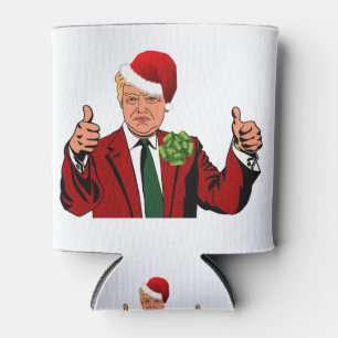 santa claus donald trump can cooler
