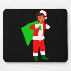 Santa Claus Donald Trump Funny Christma Ugly Xmas Mouse Mat