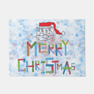 Santa Claus Door Mat