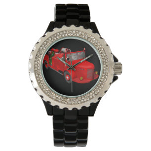 Santa Claus Driving A Fire Truck Watch