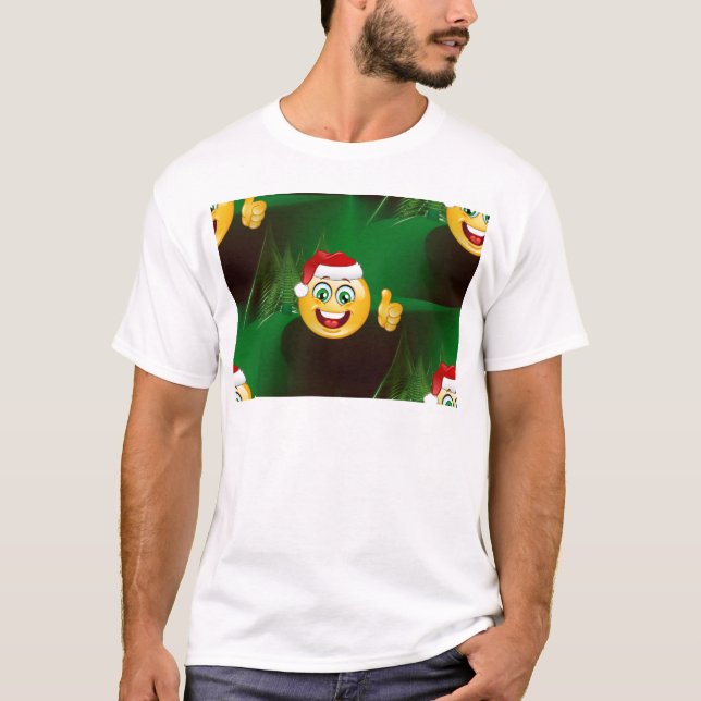 santa claus emojis T-Shirt (Front)