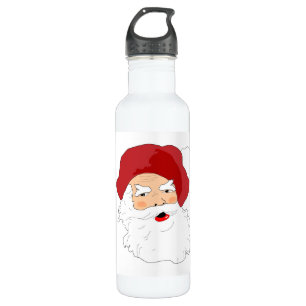 Santa Claus face 710 Ml Water Bottle