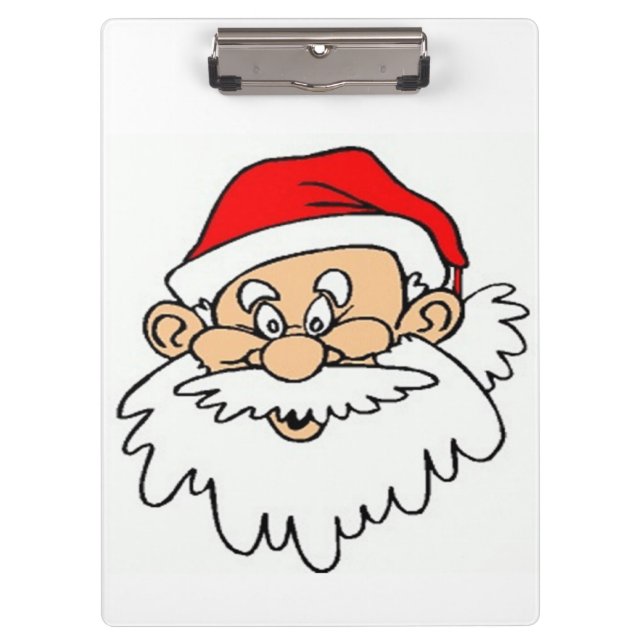 SANTA CLAUS FACE CLIPBOARD (Front)