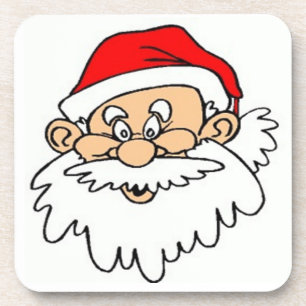 SANTA CLAUS FACE COASTER