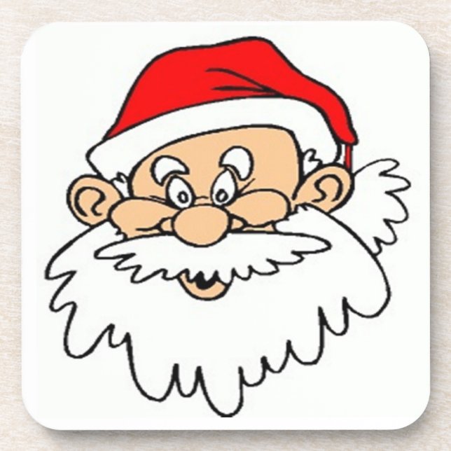 SANTA CLAUS FACE COASTER (Front)