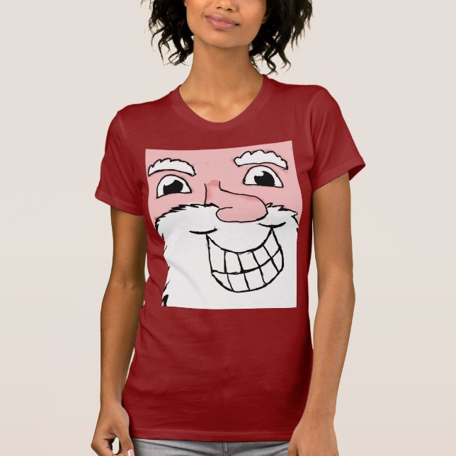 Santa Claus Face Shirt (Front)