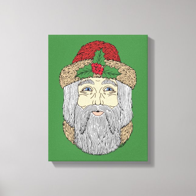Santa Claus/Father Christmas  Canvas Print (Front)